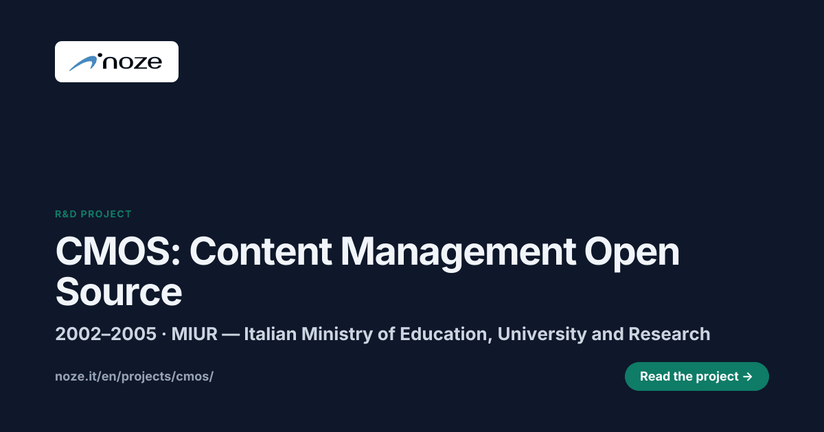 CMOS — Content Management Open Source | noze